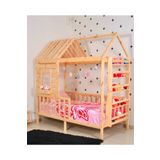 MiniWood Yatak Çocuk Yatak Raf Doğal 90x190 Karyola