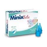 Minixbebe Nazal Aspiratör Yedek Ucu 10 Adet Ultra Yumuşak Uç ile Bebek Dostu Kullanım