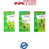 MiniYUP 5 - 6 Yaş Görsel ve Matematiksel Zeka Geliştirme - Futbol Kitapları