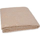 Mink Eko Emboss Battaniye Cappucino Çift Kişilik 220 x 240 cm - Cappuccino