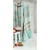 Mink Lacasa Lüks Vizon Battal Boy 1084 Su Yeşili Battaniye 200X240 &hem Battaniye & Hem Yatak Örtüsü& - 200 x 240 cm - Gri