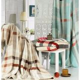 Mink Lacasa Lüks Vizon Tek Kişilik 1084 Çizgili Kırmızı Battaniye 160 x 220 &hem Battaniye & Hem Yatak Örtüsü - 160 x 220 cm - Açık Kırmızı