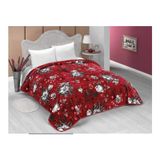 Mink Lacasa Lüks Vizon Tek Kişilik 1095 Bordo Battaniye 160X220 &hem Battaniye & Hem Yatak Örtüsü& - 160 x 220 cm