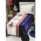 Mink Marine Polyester Battaniye - 160 x 220 cm - Renkli