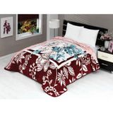 Mink Solana Lüks Vizon Battal Boy Battaniye 986 Bordo Hem Battaniye & Hem Yatak Örtüsü - 220 x 240 cm