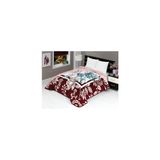 Mink Solana Lüks Vizon Battal Boy Battaniye 986 Bordo220 x 240 cm &hem Battaniye & Hem Yatak Örtüsü
