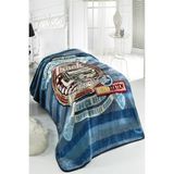 Mink Tema Offroad Çocuk Battaniyesi - Gri - 160 x 220 cm