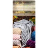 Mink Tomurcuk Lüks Vizon Battal Boy 500 Gri Battaniye 200X220 - 200 x 220 cm