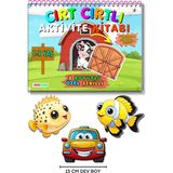 Minkino 3 Boyutlu Cırt Cırtlı Etkinlik Kitabı | 3 Boyutlu, Kalın Karton, Büyük Parçalar (1-3 Yaş)