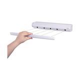 Minky Homecare - VT20600102 5 Line Geri Çekilebilir Çamaşır Ipi, 21,9 M, Beyaz - 1 kg