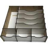 Minmax Çekmece Içi Ahşap Para Düzenleyici 25*25*6CMT429B Beyaz - 25x25x6cm