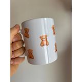 Minnaco Teddy Bear Pinterest Kupa - Açık Kahve - 300 ml