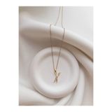 Minne Jewelry-Accessory Makas Kolye - Çelik Makas Kolye - Altın Renk Makas Kolye