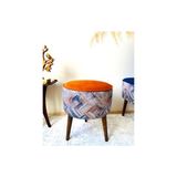 Minness Dekoratif Puf Yuvarlak 55cm - Açık Kahverengi