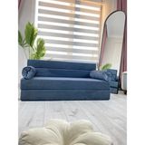 Minness Katlanır Koltuk & Katlanır Yatak-Baby Face Kumaş 120*200 &oturum Yüksekliği 29CM - Antrasit