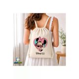Minnie Mouse Büzgülü Keten Çanta C198