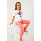Minnie Mouse Candy Minnie Beyaz Kız Çocuk Kısa Kol Pijama Takım - 12 - 13 Yaş