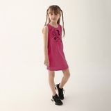 Minnie Mouse D4860-3 Fuşya Kız Çocuk Elbise