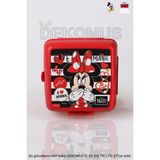 Minnie Mouse Dekomus Ile Yeni Sezon Lisanslı Mınnıe Mouse 2 Katlı Beslenme Kutusu / Lunch Box - 1 - Kırmızı