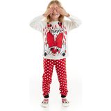 Minnie Mouse Lisanslı Kız Çocuk Pijama Takımı 20240 - 3 Yaş - Ekru