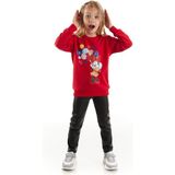 Minnie Mouse Lisanslı Kız Çocuk Sweatshirt - 3 Yaş - 240-Kırmızı