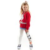 Minnie Mouse Lisanslı Kız Çocuk Sweatshirt ve Tayt 2'li Takım 20172 - 4 Yaş - Kırmızı