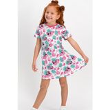 Minnie Mouse Lisanslı Pembe Kız Çocuk Homewear Elbise - 2 - 3 Yaş