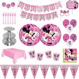 Minnie Mouse Parti Malzemeleri Doğum Günü Süs Seti