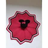 Minnie Mouse Uyku Arkadaşı Amigurumi Organik Oyuncak