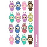 Minnymy Labubu Sticker, Çıkartma, Ajanda, Günlük, Planlayıcı, Bullet Journal ,scrapbook