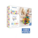 Mino Makers 101 Parça Manyetik Bloklar Mıknatıslı Bloklar Oyuncak