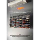 Minoleo Hot Wheels Kapaklı Duvar Rafı – 49’luk Orijinal Premıum Seri (5MM ÇERÇEVELİ)
