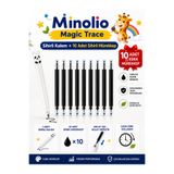 Minolio Sihirli Kalem + 10 Adet Sihirli Mürekkep Yedeği | Kaybolan Mürekkep Uçan Mürekkep Yaz-Sil Kalem Seti