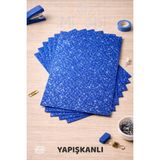 Minopi 10'lu Mavi Renk 50 x 70 cm Eva Simli Yapışkanlı Model Büyük Boy