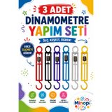 Minopi ( 3 Adet ) Dinamometre Deney Yapım Seti Deney Proje Tasarım İçin Dinomometre Modeli Deney Malzemesi