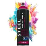 Minopi Bordo Sprey Boya 200 ml Hızlı Kuruyan Renkli Profesyonel Ahşap Plastik Demir Metal Cam Porselen