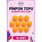 Minopi Ekonomik Pinpon Topu 10'lu Paket – Etkinlik Topu