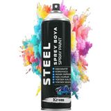Minopi Gümüş Sprey Boya 200 ml Hızlı Kuruyan Renkli Profesyonel Ahşap Plastik Demir Metal Cam Porselen