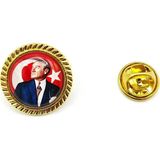 Minopi K. Atatürk Metal Yaka Rozeti Öğretmenler Günü Hediyesi