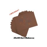 Minopi Kahverengi Renkli Mukavva 36 Adet 35x50 cm Sert Karton Mukavva