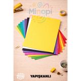 Minopi Karışık Renkli Yapışkanlı Eva Süngeri 20X30 cm 10'lu Paket 1.5 mm