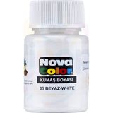 Minopi Nova Color Kumaş Boyası Beyaz 30 ml Şişe