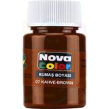 Minopi Nova Color Kumaş Boyası Kahverengi 30 ml Şişe