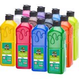 Minopi Nova Color Parmak Boyası 12 Renk - 500 ml Set