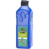 Minopi Nova Color Parmak Boyası 500 Ml. Su Bazlı - Koyu Mavi