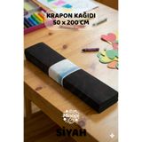 Minopi Siyah Krapon Kağıdı 10'lu Paket Renkli El İşi Kağıdı Okul Anaokulu Süsleme