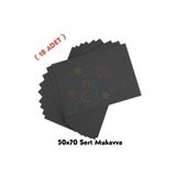 Minopi Siyah Renkli Mukavva 18 Adet 50x70 cm Sert Karton Mukavva