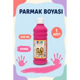 Minopi Südor Pembe Parmak Boyası 500 ml – Büyük Boy Çocuk Etkinlik Boyası