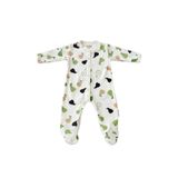 Minory Baby - Patikli Bebek Tulumu | Armut Motifli Çok Renkli 1 Ay