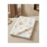 Minory Baby - Tek Kat Müslin Bebek Örtüsü | 75x85 Ekru 75 x 85